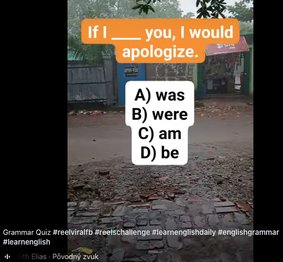 Áh, tak nemám diplom len z Informatiky, ale aj z Angličtiny, preto sme dnes diskutovali o tomto probléme: